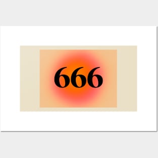 666 Angel Numbers Posters and Art